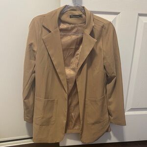 Tan Women's Suit Jacket